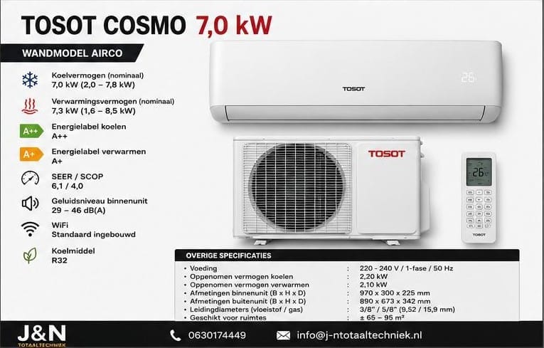 Tosot Cosmo 7,0 kW